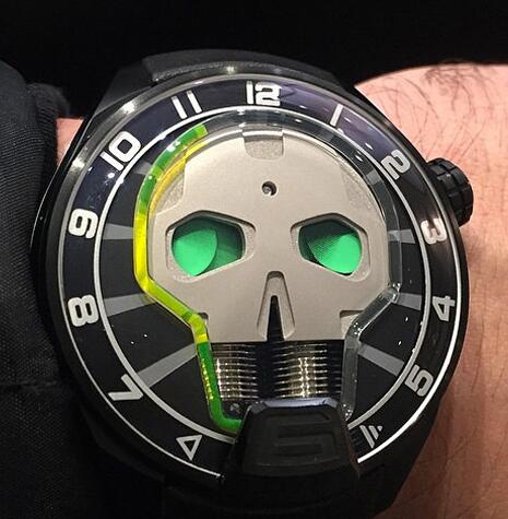 HYT SKULL 51 MM 151-TD-41-GF-AB Replica watch